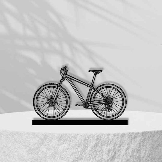 Trail Bike SE Silhouette Metal Art Stand