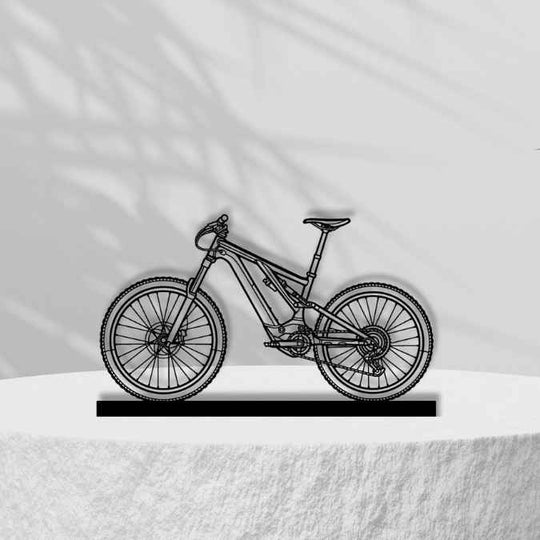 Turbo Levo Comp Alloy Silhouette Metal Art Stand