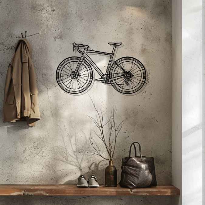 Gravel SL Silhouette Metal Wall Art