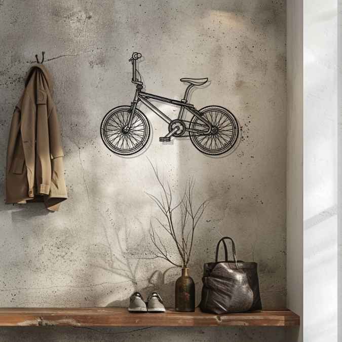 Trick Star Silhouette Metal Wall Art